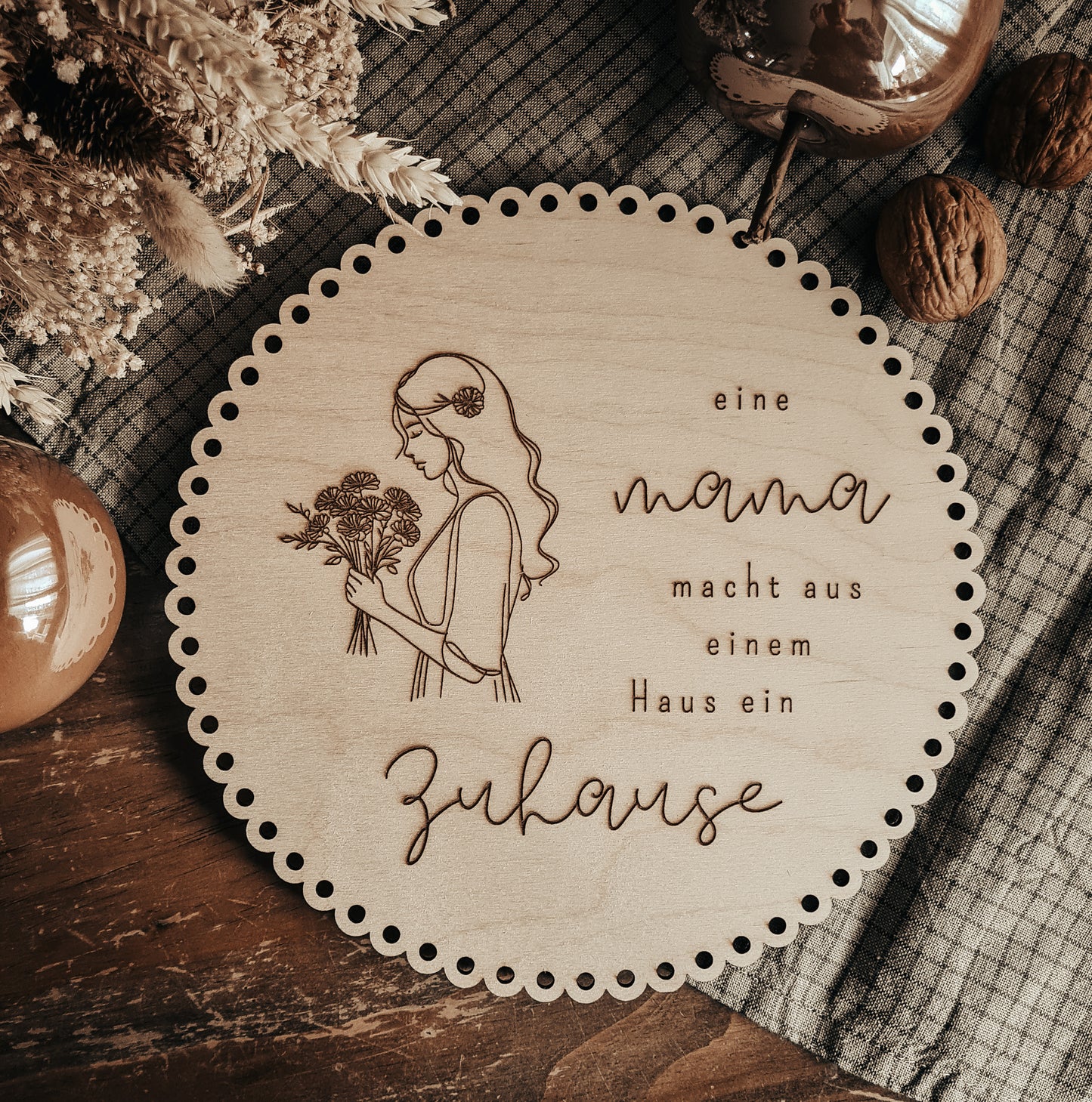 Holzschild "Mama"
