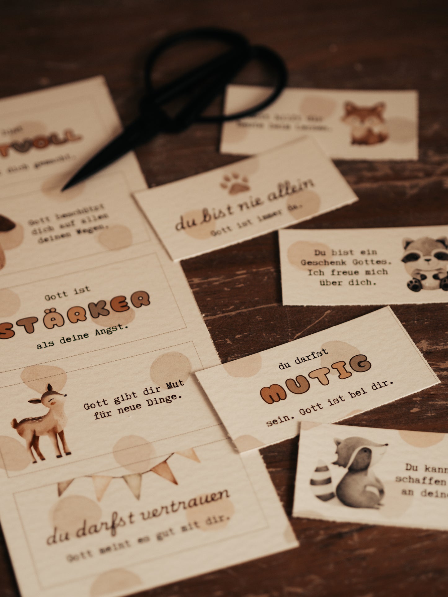 Ermutigungskärtchen Kinder