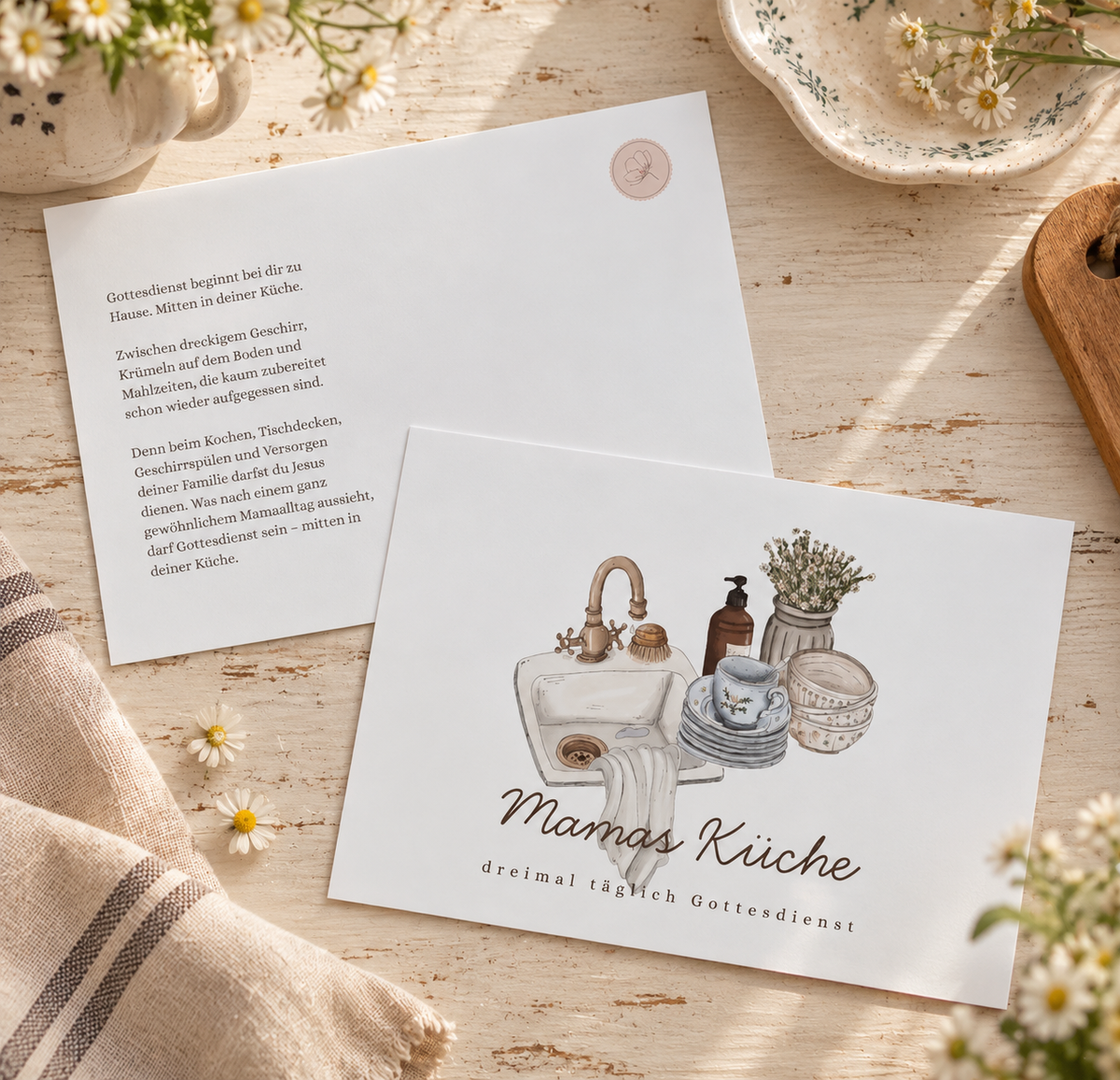 Karte A5 “Mamas Küche”