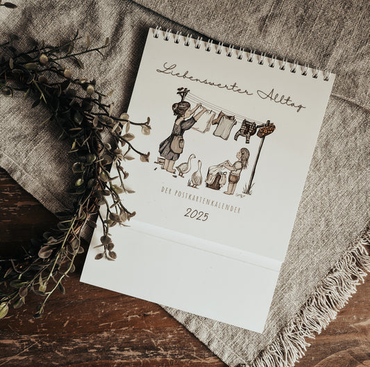 Der Postkartenkalender 2025