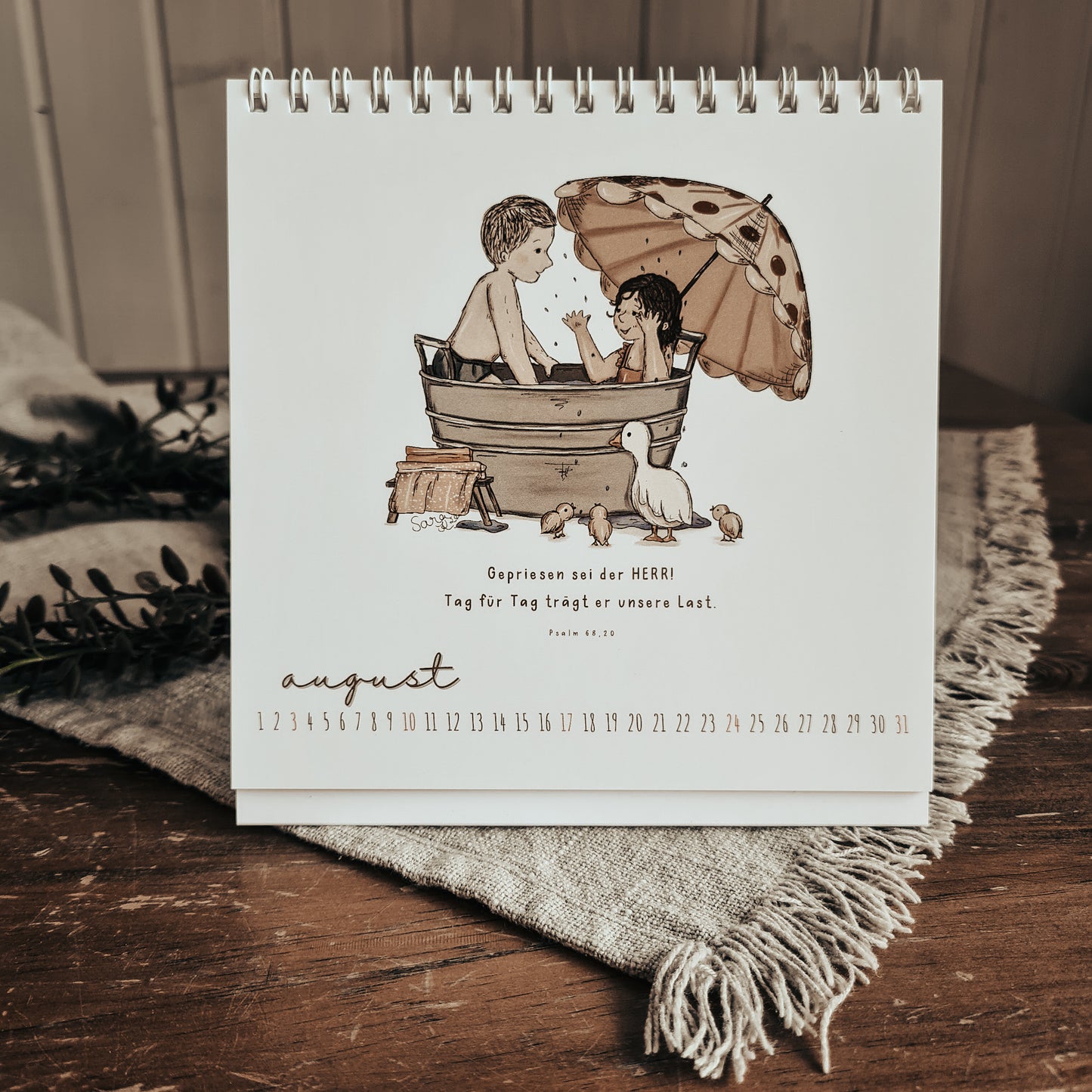 Der Postkartenkalender 2025
