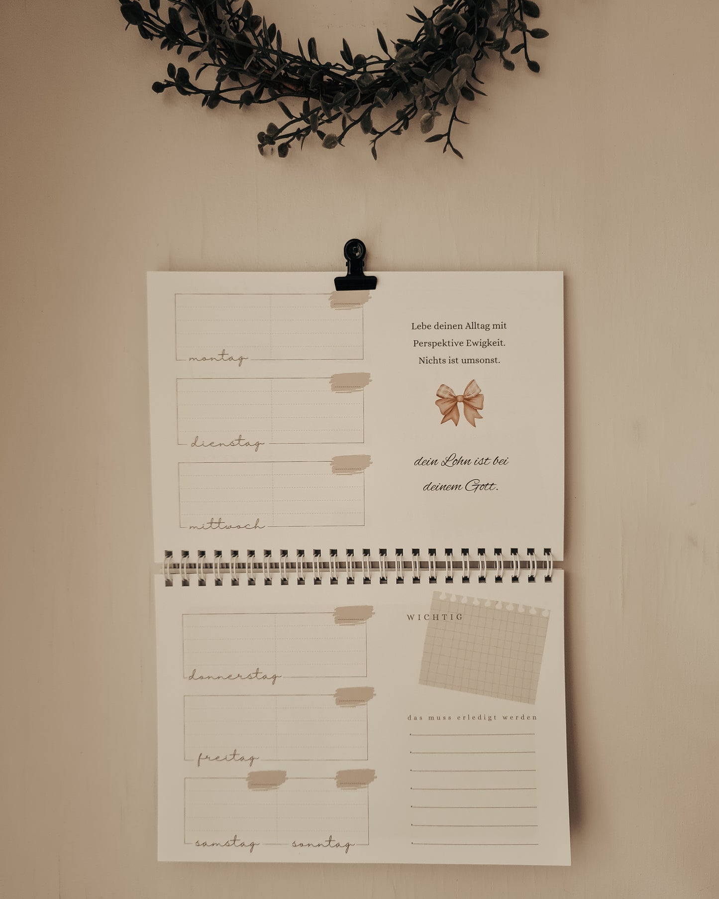 Buchplaner "Liebenswerter Alltag"