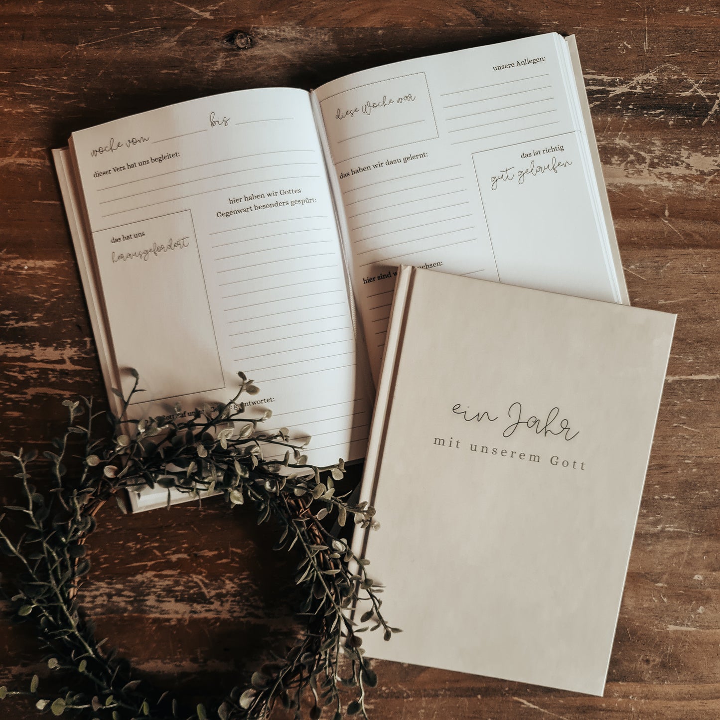 Ein Jahr mit unserem Gott - Familien-Reflexionsbuch