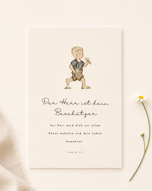 Poster “Segenswunsch Junge”