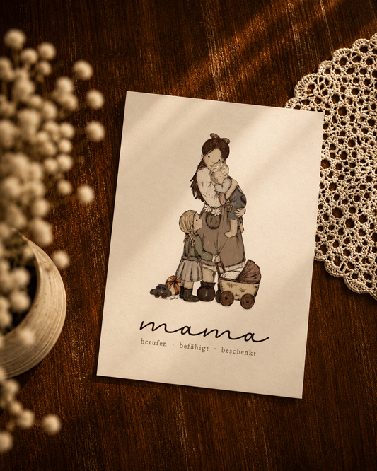 Postkarte “Mama”