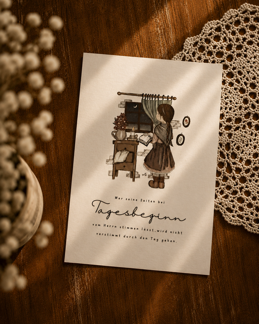 Postkarte “Tagesbeginn”