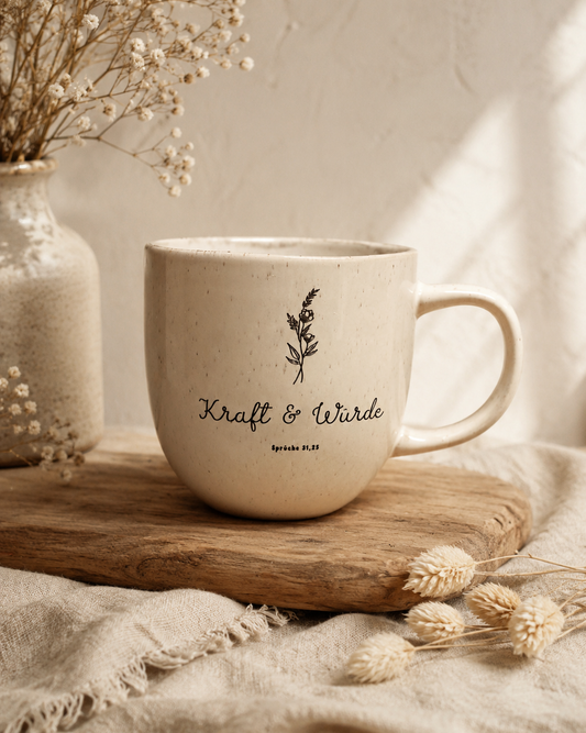 Tasse "Kraft & Würde"