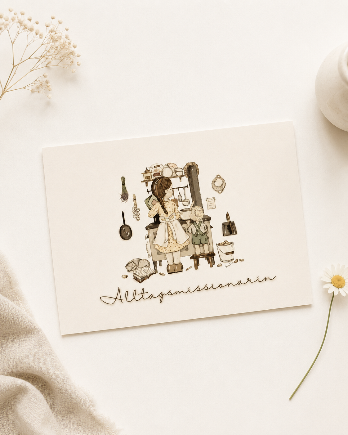 Postkarte “Alltagsmissionarin”