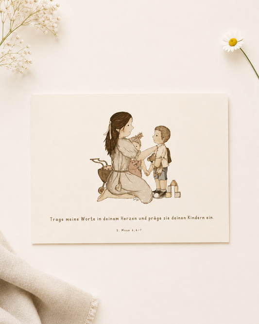 Postkarte “Trage meine Worte”