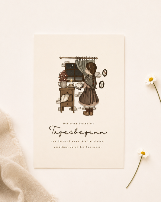 Postkarte “Tagesbeginn”