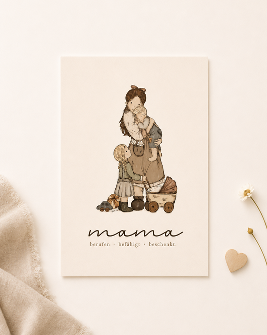 Postkarte “Mama”