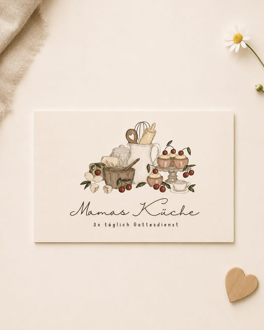 Karte A5 “Mamas Küche”