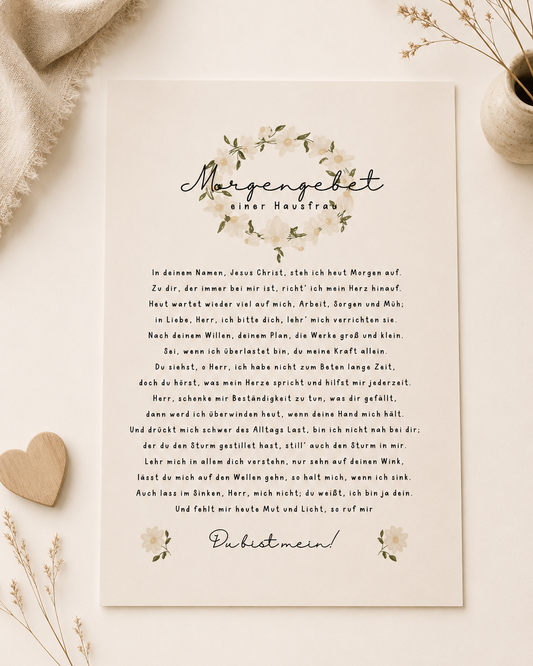 Poster “Morgengebet”