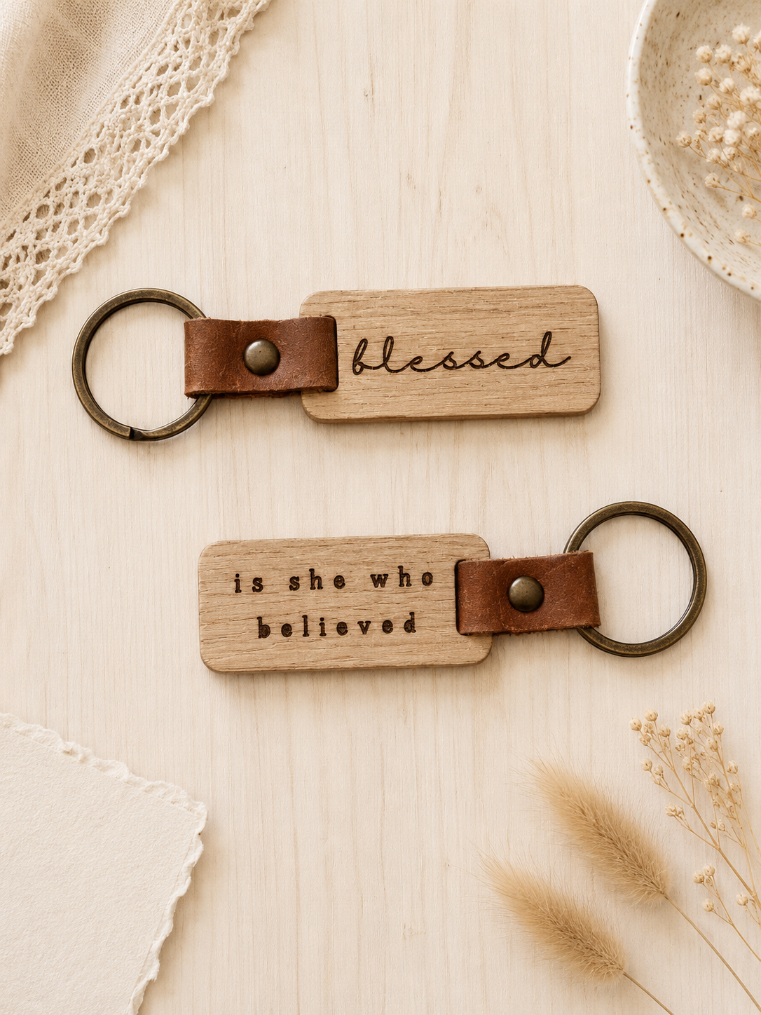 Schlüsselanhänger "blessed"