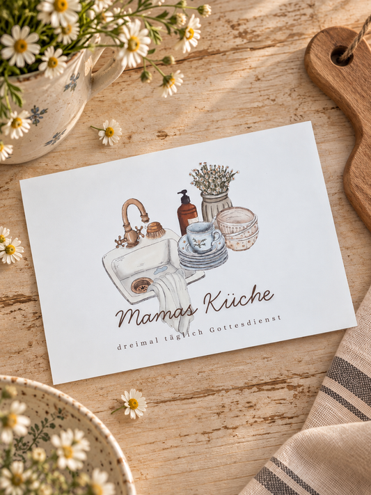 Karte A5 “Mamas Küche”
