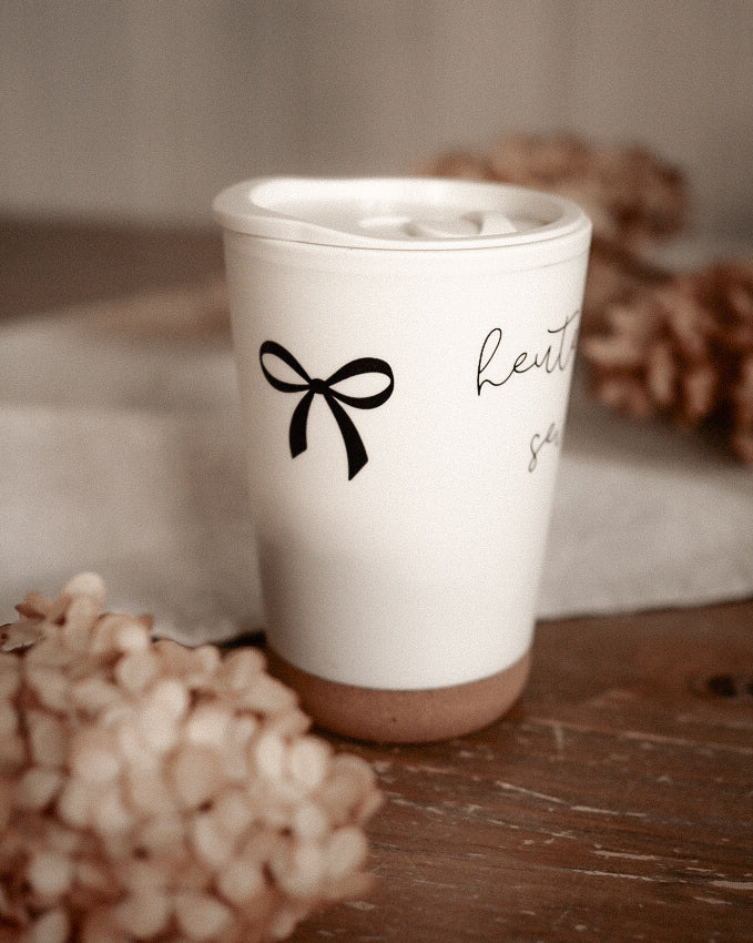 Becher "heute sei fröhlich"
