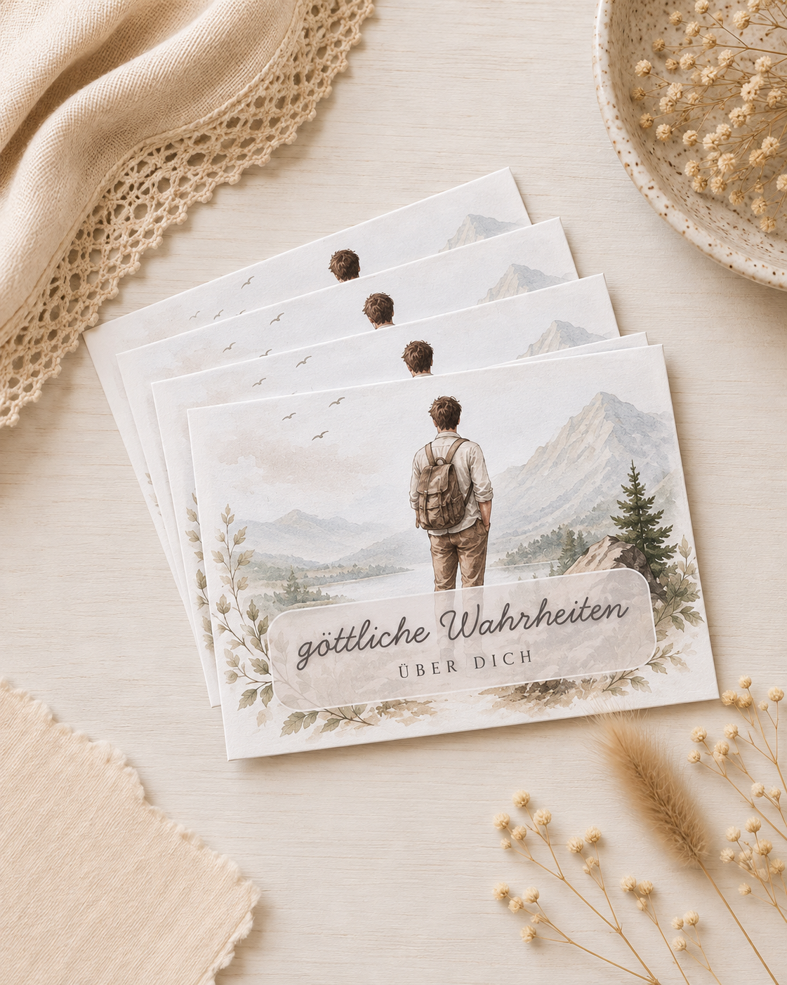 Flyer-Set "Göttliche Wahrheiten" für Männer