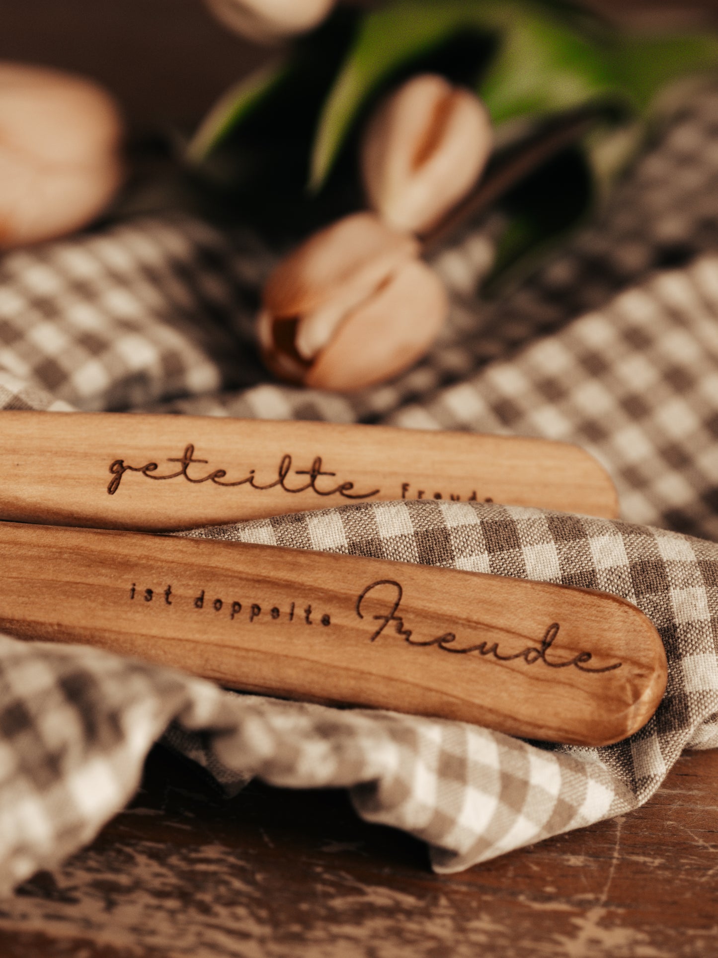 Salatbesteck "geteilte Freude"