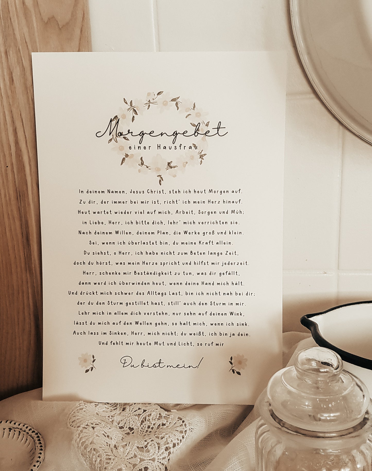 Poster “Morgengebet”