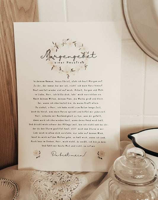 Poster “Morgengebet”