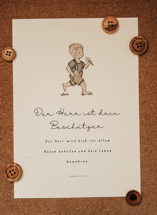 Poster “Segenswunsch Junge”