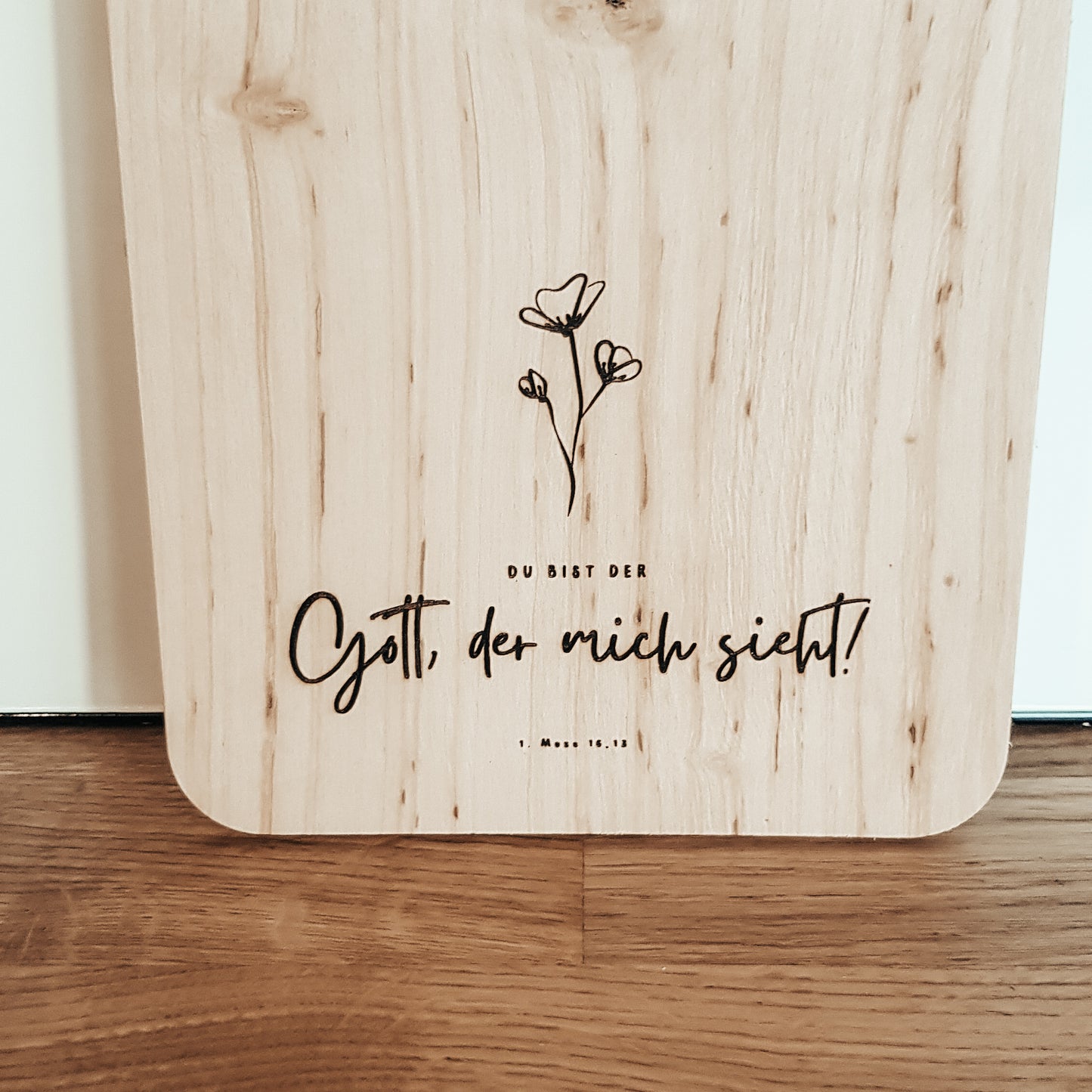 Kleines Schneidebrett “Gott, der mich sieht”